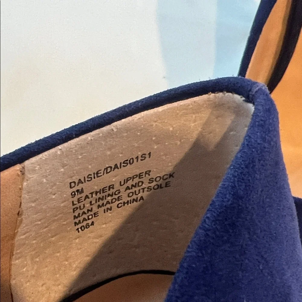 Steve Madden Blue Suede Daisie Heels - Picture 11 of 11
